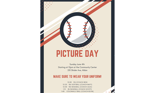 2023 Baseball/Softball Picture Day